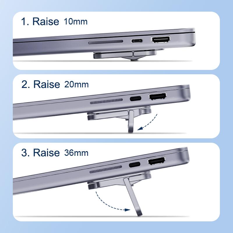Xiaomi Hagibis Foldable Laptop Stand for Desk Keyboard Stand Riser Portable Notebook Cooling Pad For Macbook Pro Air Universal Holder