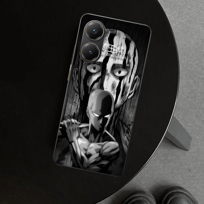 One P-Punch-Man Saitama King Phone Case Cover for Xiaomi Poco X6 X5 X7 Pro F7 Ultra Redmi 15C 15 13C 13 12C 12 10C 10 10A 9C 9A