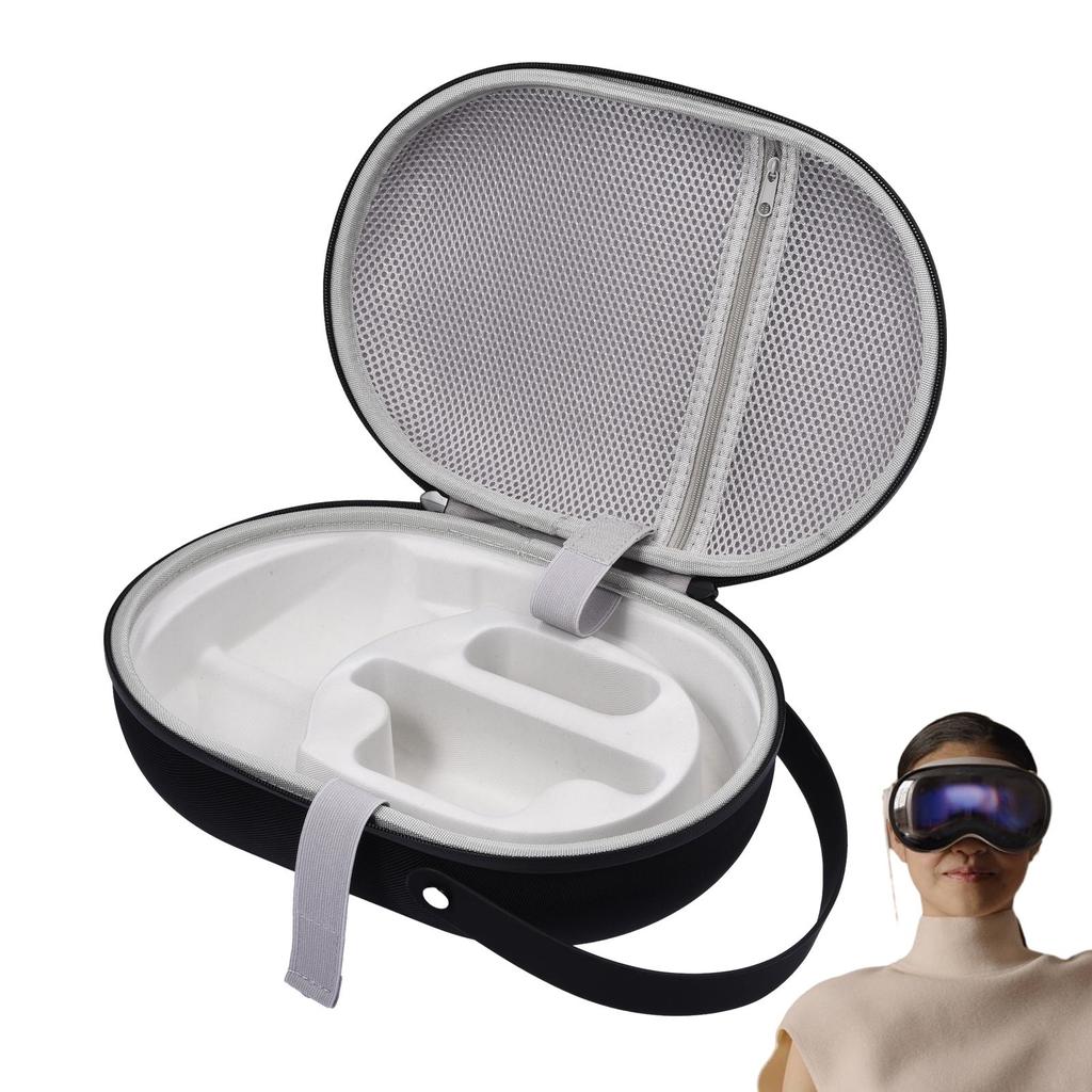 Carrying Case Lightweight Portable Protection Case Carrying Gaming Headset Storage Bag With Carrying Handle Zipper Closing Compatible For Vision Pro