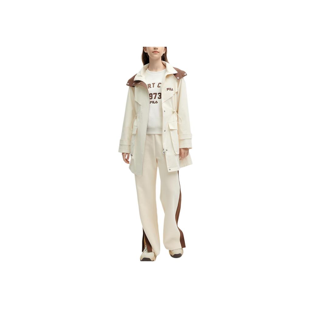 New FILA Jackets Coats Women's Oriental White F11W419701F-WT