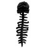 Dinosaurierskelett Kostüm Kapuze 3D Rippen Wirbelsäule Schwanz Detail Kinder Halloween Outfit Geschenk