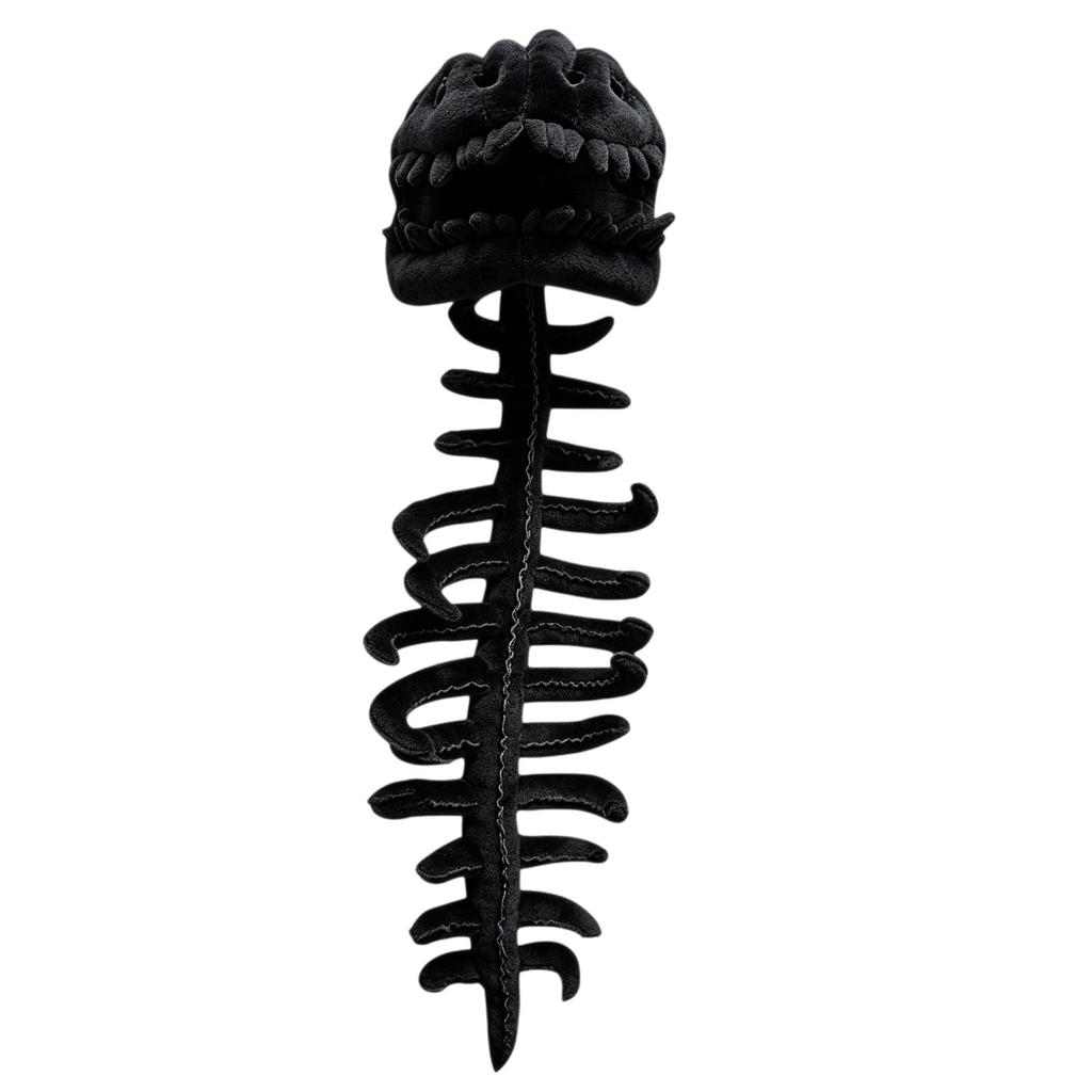Dinosaurierskelett Kostüm Kapuze 3D Rippen Wirbelsäule Schwanz Detail Kinder Halloween Outfit Geschenk