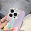 Colorful Bow Case Phone Case For IPhone 17 Air 16 16e 15 14 13 12 11 Pro Max 8 7 Plus Chiffon Texture Back Cover