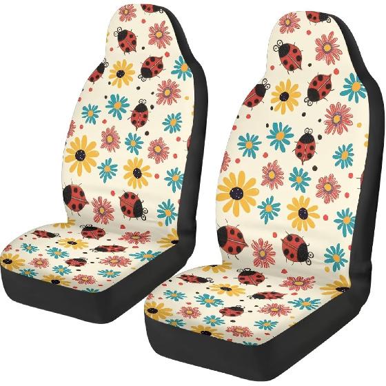 Purple Butterfly Galaxy Auto Car Seat Cover for Cars, Trucks, Vans, SUV, Vehicle Seat Cover Auto Saddle Blankets Driver Seat Protector Covers Full