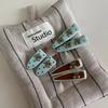 Coffee Cherry Polka Dots Mint Green Hairpin Sweet and Cute Bangs Clip Side Clip Hair Accessories Duckbill Clip New