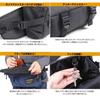 [Degner] Hip Bag NB-179 (Black) 5.5L