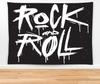 Rock And Roll Tapestry 60" X 40"Rock`N`Roll Wall Hanging Party Decorations Home Decor For Bedroom Living Room Dorm (150 X 100cm)