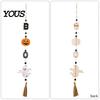 Dessert Table Edge Ornament Halloween Beaded Hanging Sign, Witch Pumpkin Bat Pendant Garland for Resin Witches Pumpkins Bats Decor Door, Spooky