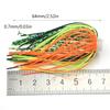 5Pcs Silicone Spinnerbait Skirts DIY Fishing Jig Lures 88 Strands Rubber Skirts