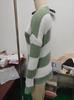Autumn Winter Stripe Loose Knit Sweater - Round Neck, Long Sleeve for Women