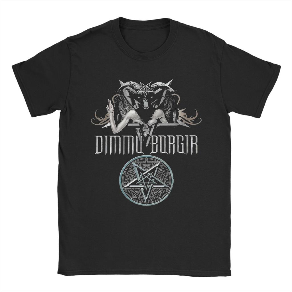 Men Women Graphic Print band DIMMU BORGIR black metal  Tee T Shirt Cotton  T-shirts Clothing