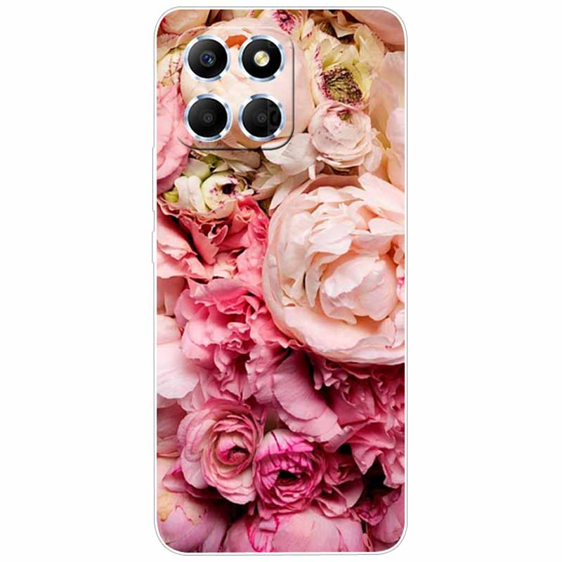 Soft Case For Honor X6 2022 Covers Para Silicon Print Marble TPU Clear Phone Coque for Huawei Honor X6 4G Transparent Bumper X 6