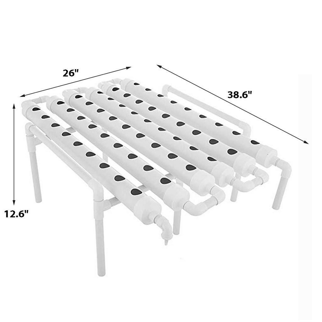 AC 220V 54 Holes Hydroponic Piping Site Grow Kit Deep Water Culture Planting Box Gardening System Nursery Pot Hydroponic Rack