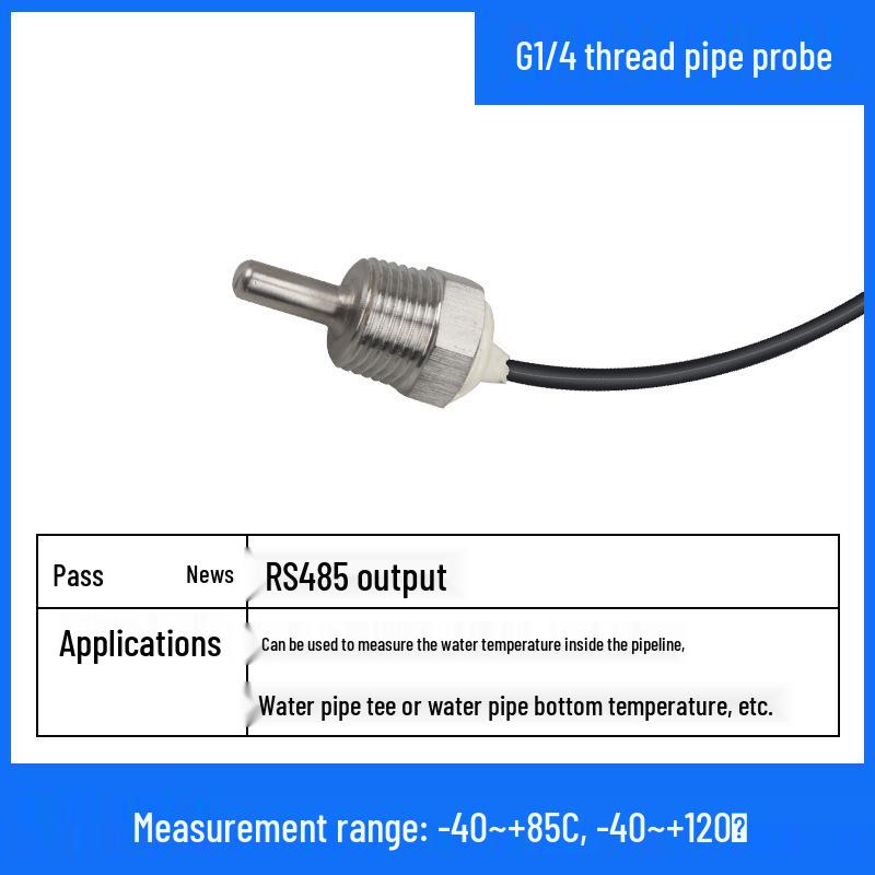 RS485 Temperature and Humidity Sensor: Real-time Monitoring, High-Temperature, Dustproof Probe Transmitter