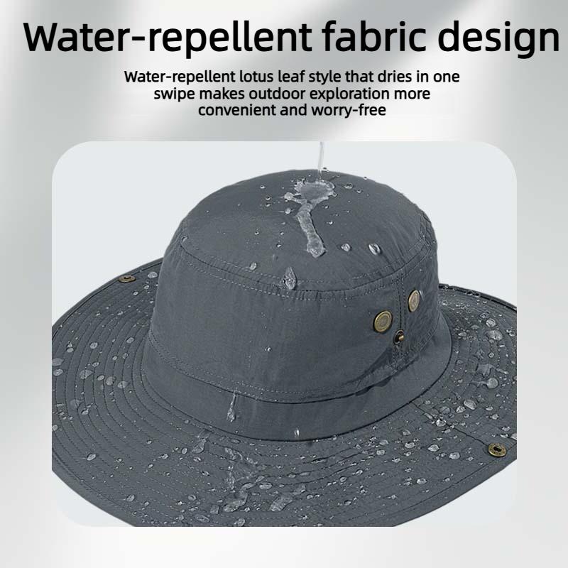 66Cm Big Size Quick Drying Fishman Hat Summer Outdoor Hiking Hat Men'S Uv Protection Wide Brim Sun Cap Women'S Foldable Sun Hat