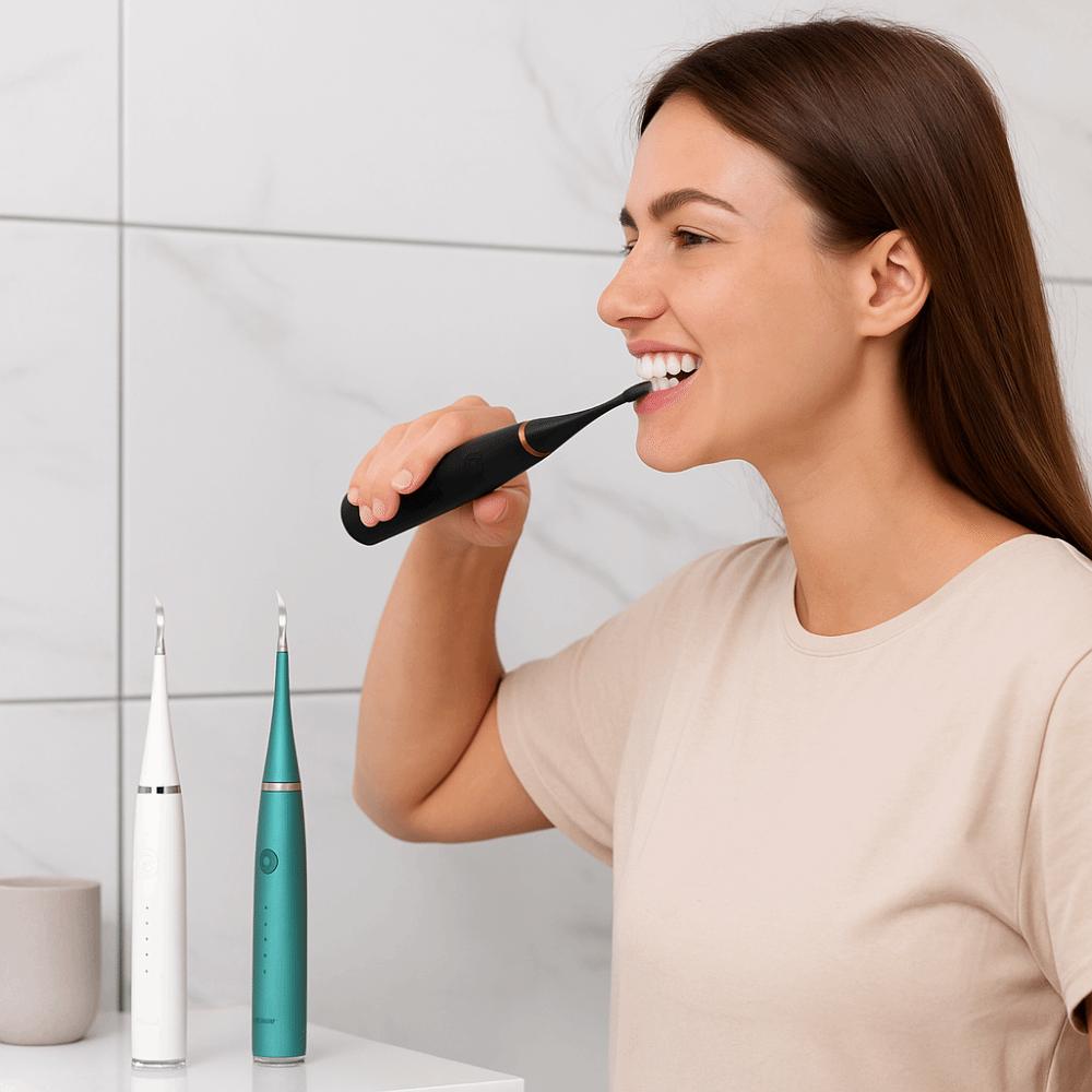 High Frequency Electric Toothbrush USB Charging Tartar Remover Tools  Oral Care