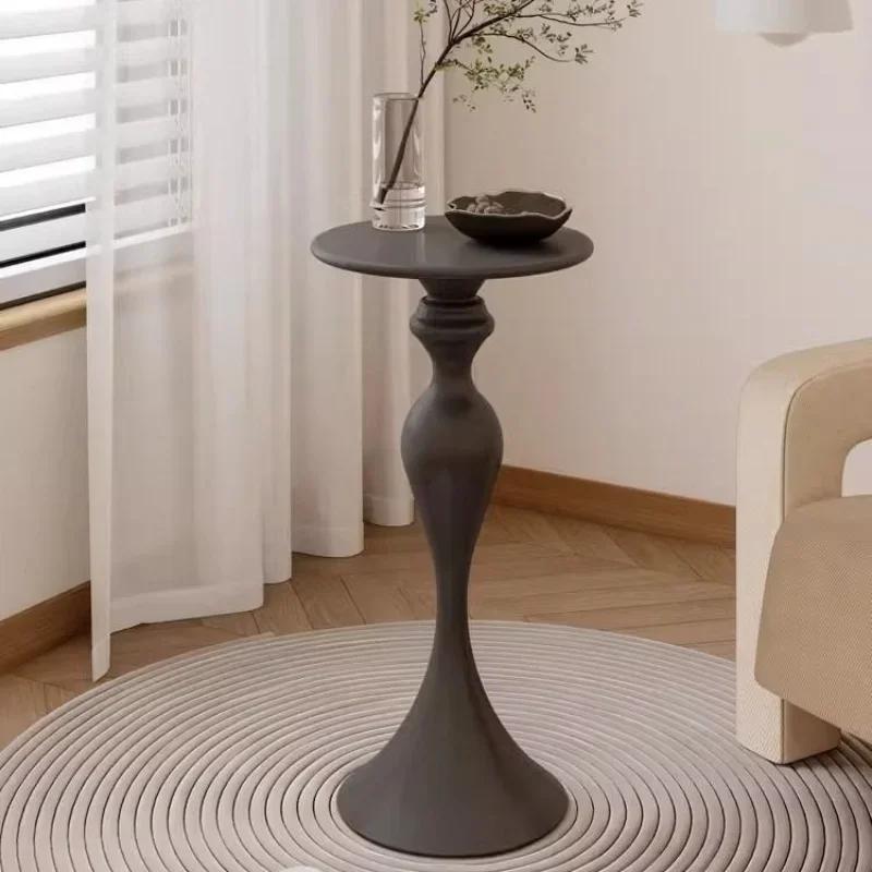 Nordischer Tisch Runder Couchtisch Wohnzimmer Luxuriöser Couchtisch Dekorationszubehör Edelstahl Heimmöbel Design