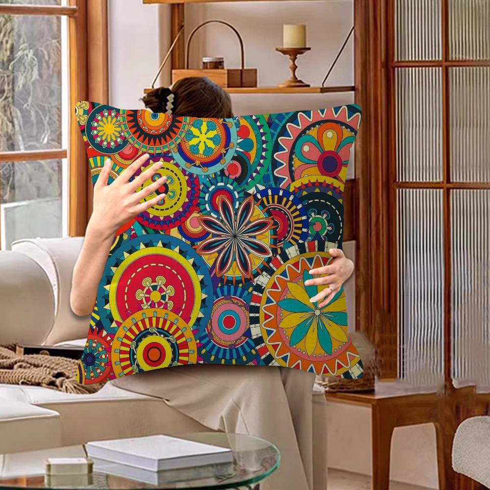 Bohemian Area Pillow Cover Design Cushion Cover Decor Holiday Decorati