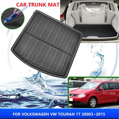 Rohož do kufra pre Volkswagen VW Touran 1T MK1 MK2 20003~2015 2005 2006 2008 Vodotesná ochranná rohožka na koberec Auto príslušenstvo