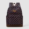 Zaino di alta qualità retrò letterario a pois Zaino per studenti delle scuole medie del campus Zaino casual semplice versatile da donna