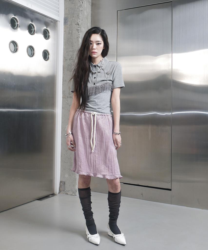 Seutillesseodi Rope Crinkle Skirt
