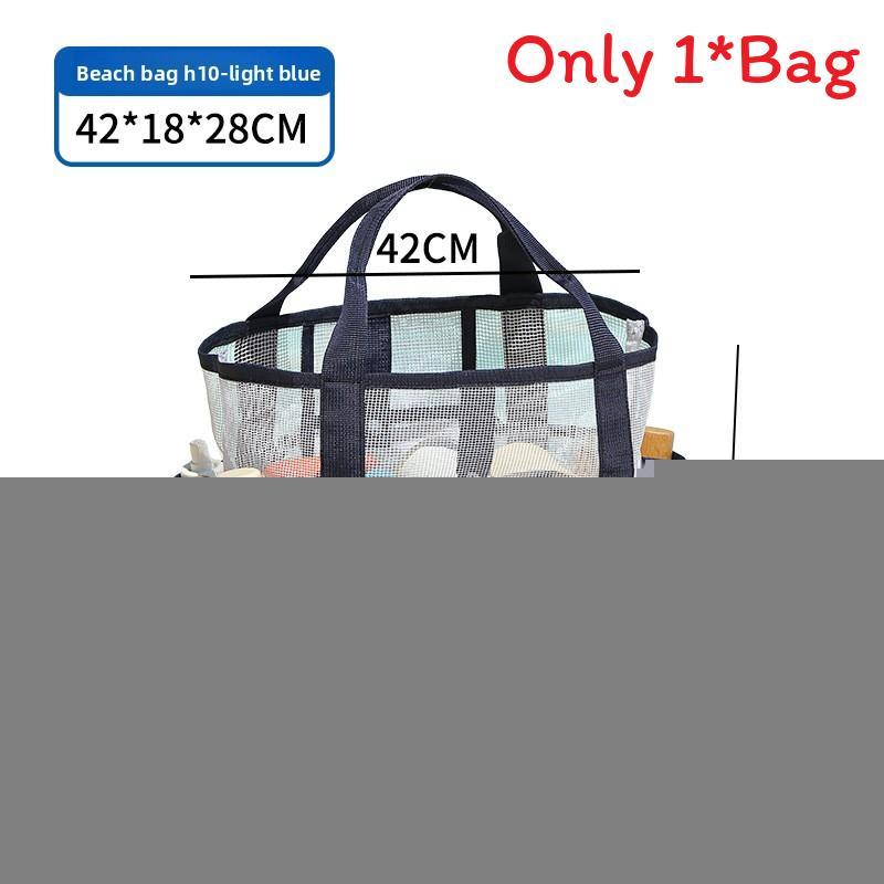 Travel Mesh Beach Bag With Large Capacity For Laundry And Toiletries