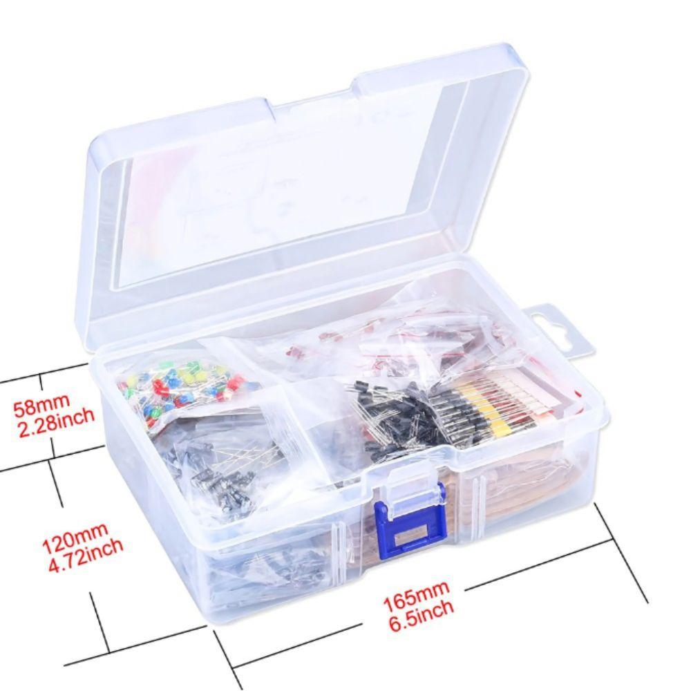 Light Emitting Diode Electronic Components Kit Six Types Assortment Pack  Arduino Project