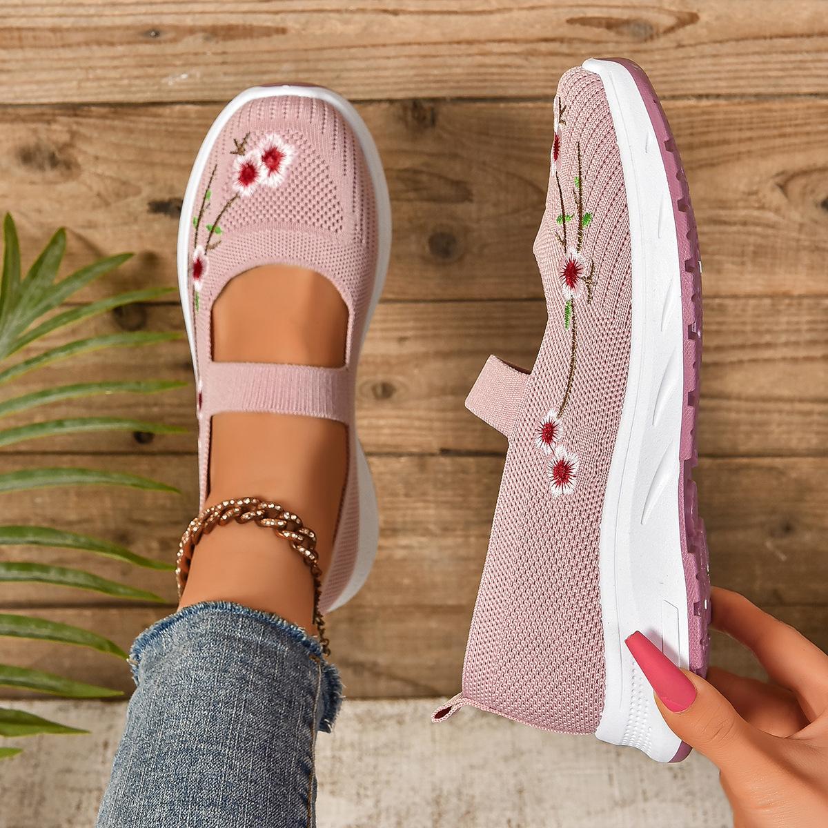 

Туфли женские 2025 новые модели весна-осень неглубокие одинарные туфли женские повседневные ленивые туфли с одной педалью женская обувь для мам 41 розовый