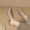 Pantofole da donna e sandali da donna Mules Scarpe a punta Ciabatte Albicocca Esterno Con Taglia Piccola Premium Eva Elegante Vip