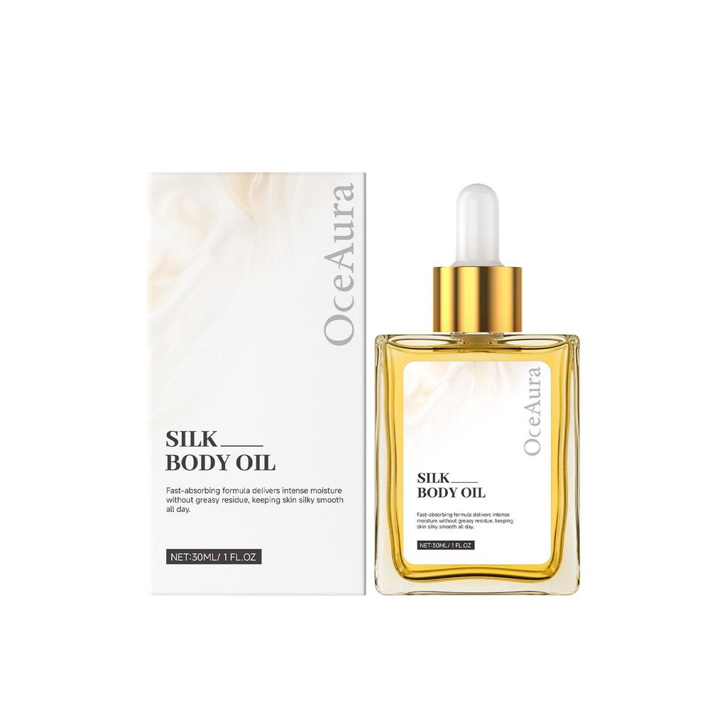 Silkeblød Body Oil til Kvinder: Forfriskende, Fugtgivende, Ikke-klæbrig, Mild, Hudvenlig.