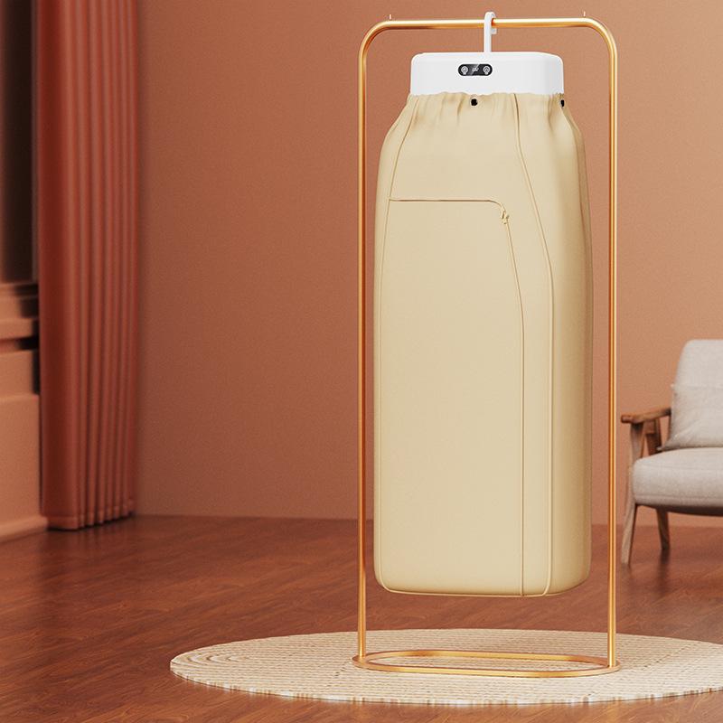 Portable Smart Clothes Dryer with Ion Quick Dry & Sterilization - Compact, Automatic, Foldable Storage.