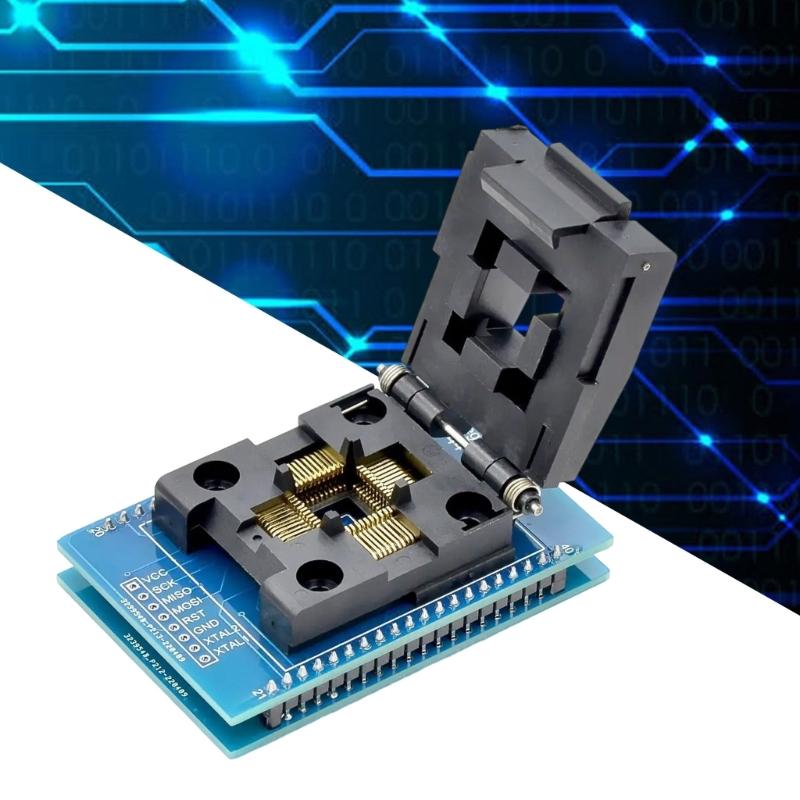 TQFP44 To DIP40 Adapter Socket for ATmega16 ATmega32 ATmega8535 ATmega162 Electronic Engineers and Hardware Developers