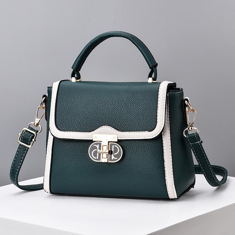 Veske dameveske ny mote dame skulderveske 2025 liten firkantet veske fresh messenger