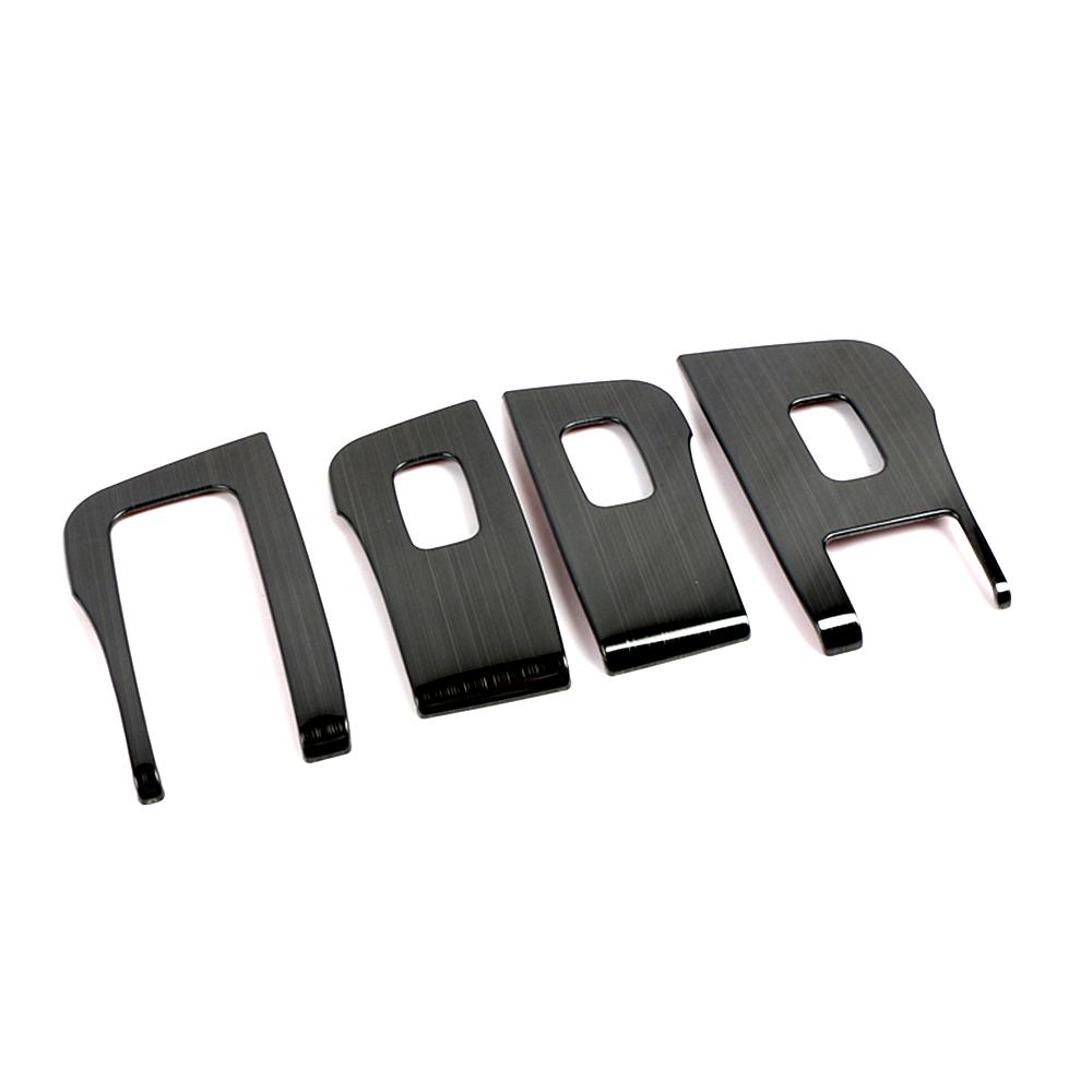 

Для Tesla Model 3 внутренняя дверь подлокотник кнопка переключения подъема окна панель крышка отделка салон автомобиля из нержавеющей стали