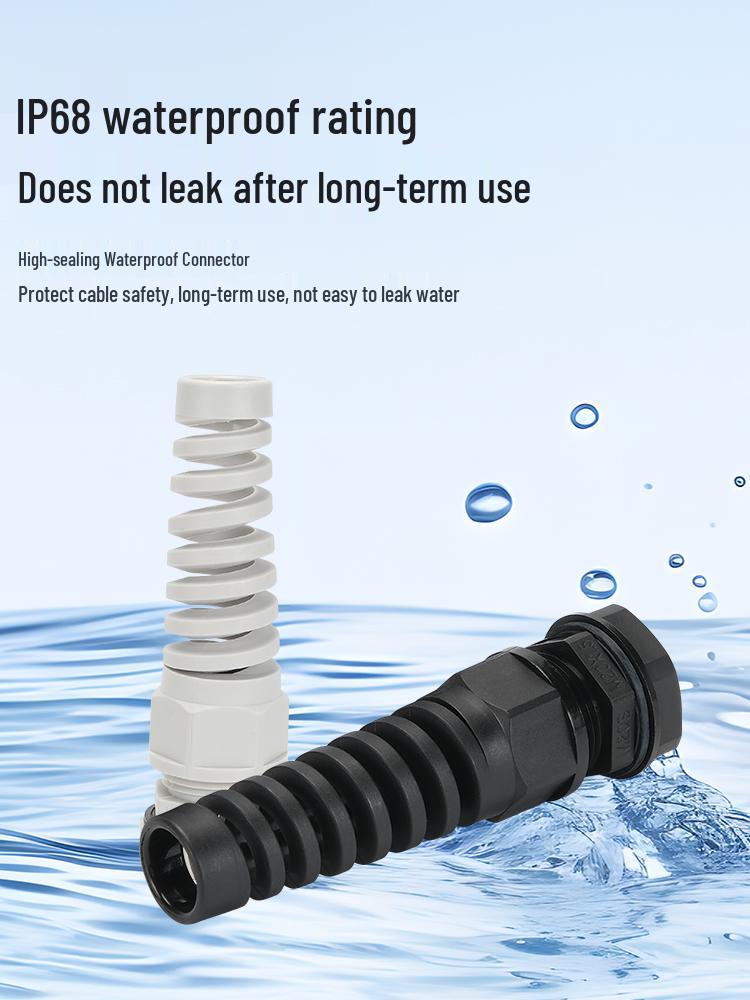 Waterproof Anti-bending Nylon Cable Connector - PA66 PG/M Type