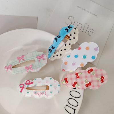 2 Stück Mode Süßes Herz Schleife Süß Haarnadel Seitenclips für Damen Mädchen Kind Geschenk Haaraccessoires Kopfschmuck Ornament