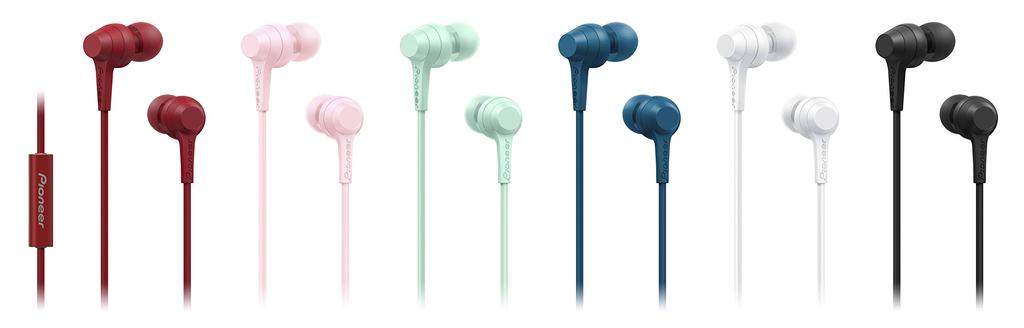 Pioneer Headphones Smooth Base White SE-C1T In-Ear