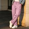 Men's Casual Loose Fit Straight Leg Sweatpants with Elastic Waistband for Athletic Training