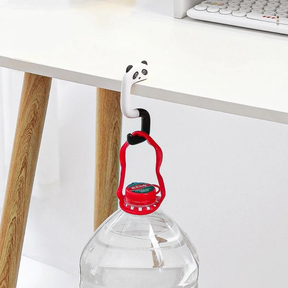 Plastic Bag Cute Animal Hook Travel Portable Hanging Decorative Table Purse Bag Hooks Wall Hanger Holder Handbag Hanger