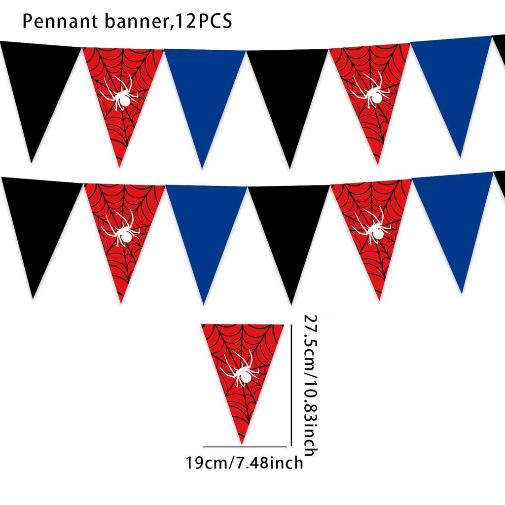 Spider-Man Halloween Party Supplies Birthday Decorations Party Arrangements Paper Plates Paper Cups Tablecloths Paper Towels