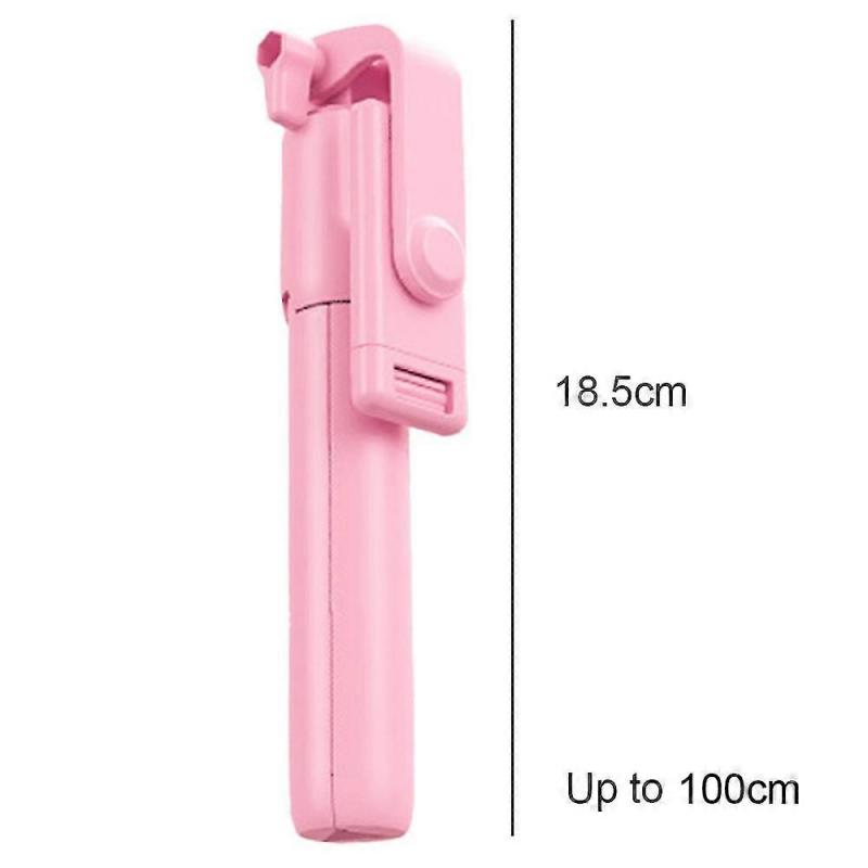 Extendable Selfie Stick With Wireless Remote And Tripod Stand, Portable, Lightweight -1m
