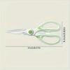 1 Pc Stainless Steel Kitchen Scissors, Food Scissors, Sturdy Chicken Bone Scissors, Versatile Sharp Meat Scissors, Household Scissors