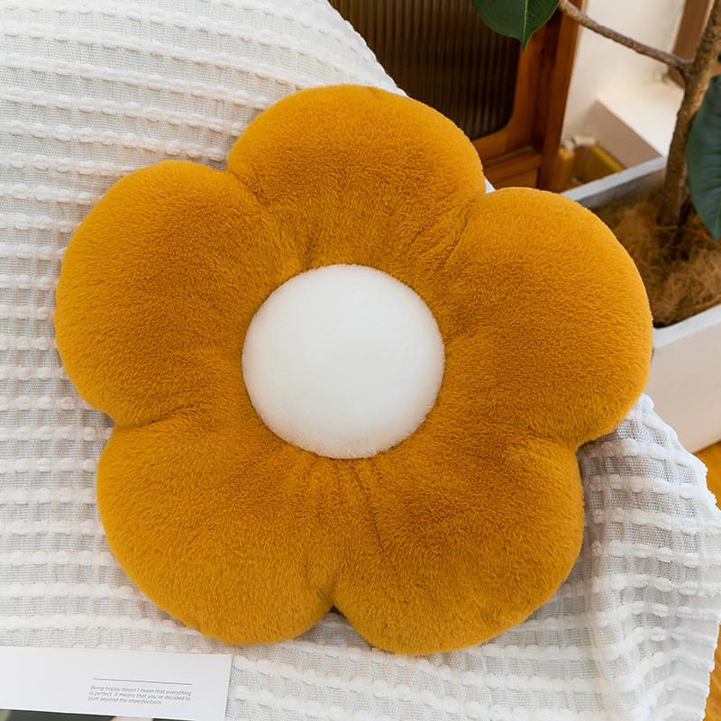 Plush Flower Cushion Toy With Pp Cotton For Home Decor And Comfort