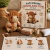 DIY Animal Sewing Crafts Set DIY Patchwork Animal Kits for Adults Beginner Precuts Florals Fabric Sewing Set
