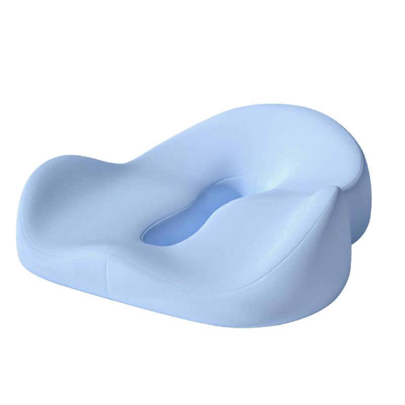 Memory foam seat cushion for chairs, provides lumbar and hip support, suitable for long-term sitting in offices, for students