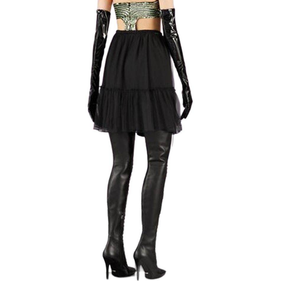 GUCCI Casual Long Skirt Women's Black 729249-ZABS7-1000