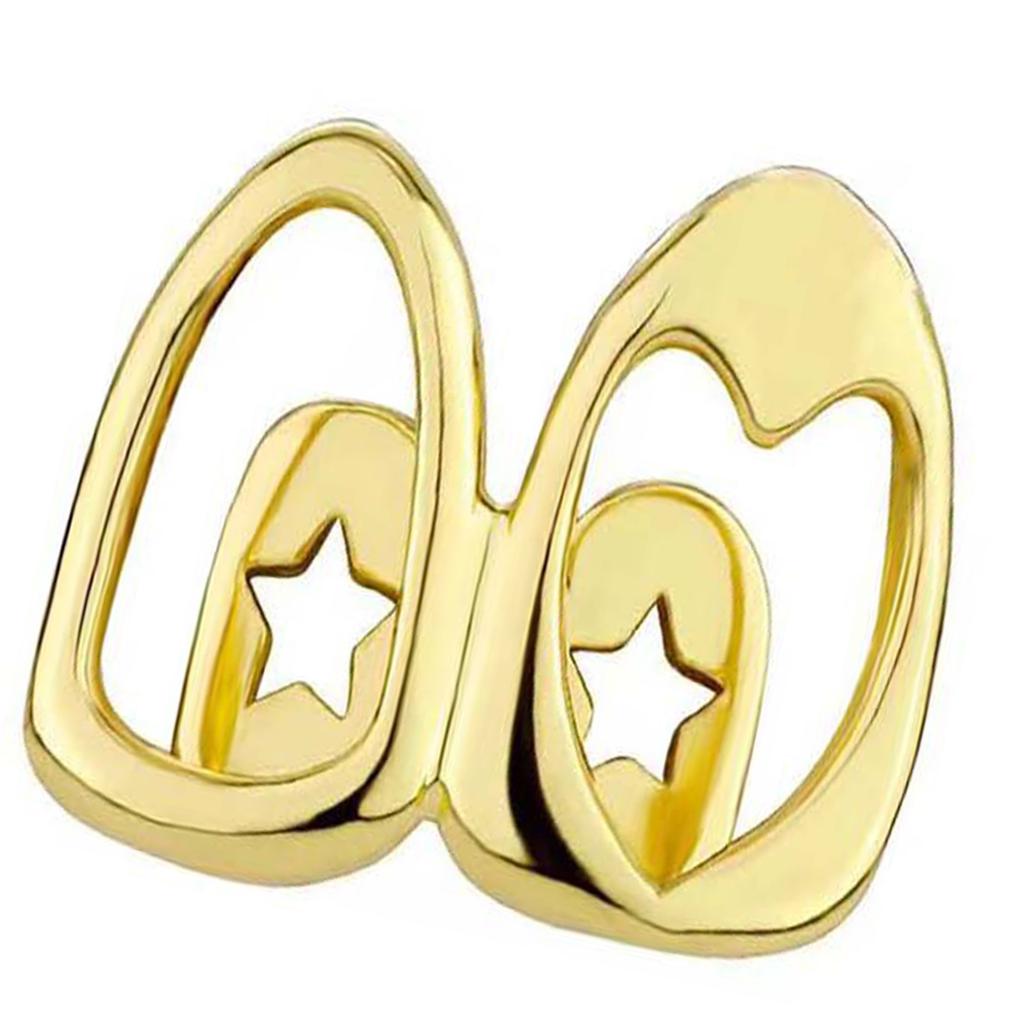 Multipurpose Copper Plated Openwork Heart Designs Grillzs Fashion Accessory for Trendy Generation Stylish Outfits