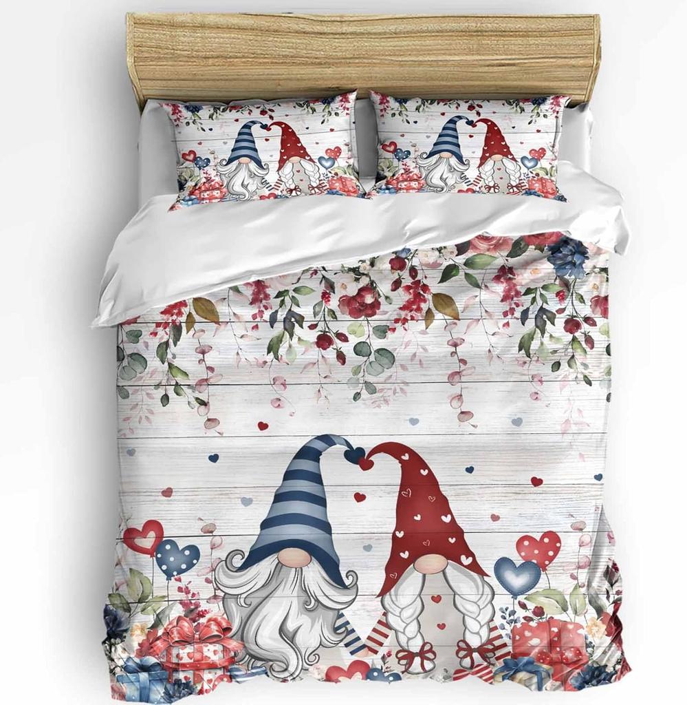 Comforter Christmas King Size Christmas Tree Ball Snowflake Quilt Soft Bedding For Boys Girls Adult Bedroom Decoration 3 Pcs