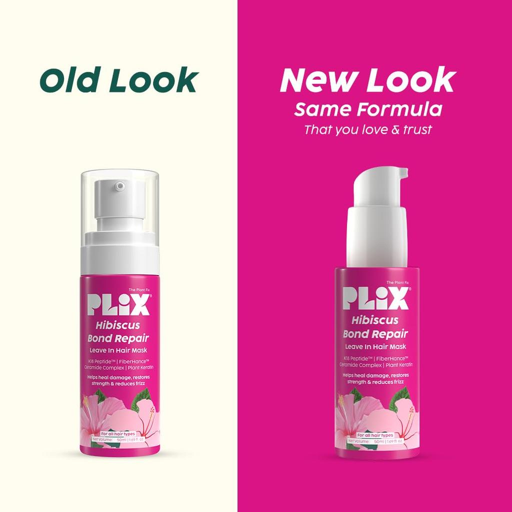 PLIX The Plant Fix Hibiscus Hair Care Kit 3X Stronger Repair Shampoo200ml, Conditioner 175ml ,Mask  50ml