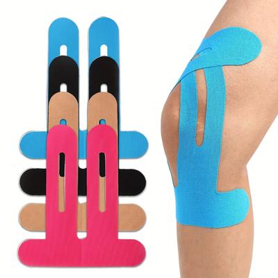 5pcs of Multicolored Knee Sports Kinesiology Tape, Athletic Knee Tape, Pre-Cut Sports Tape, Designed for The Knees,